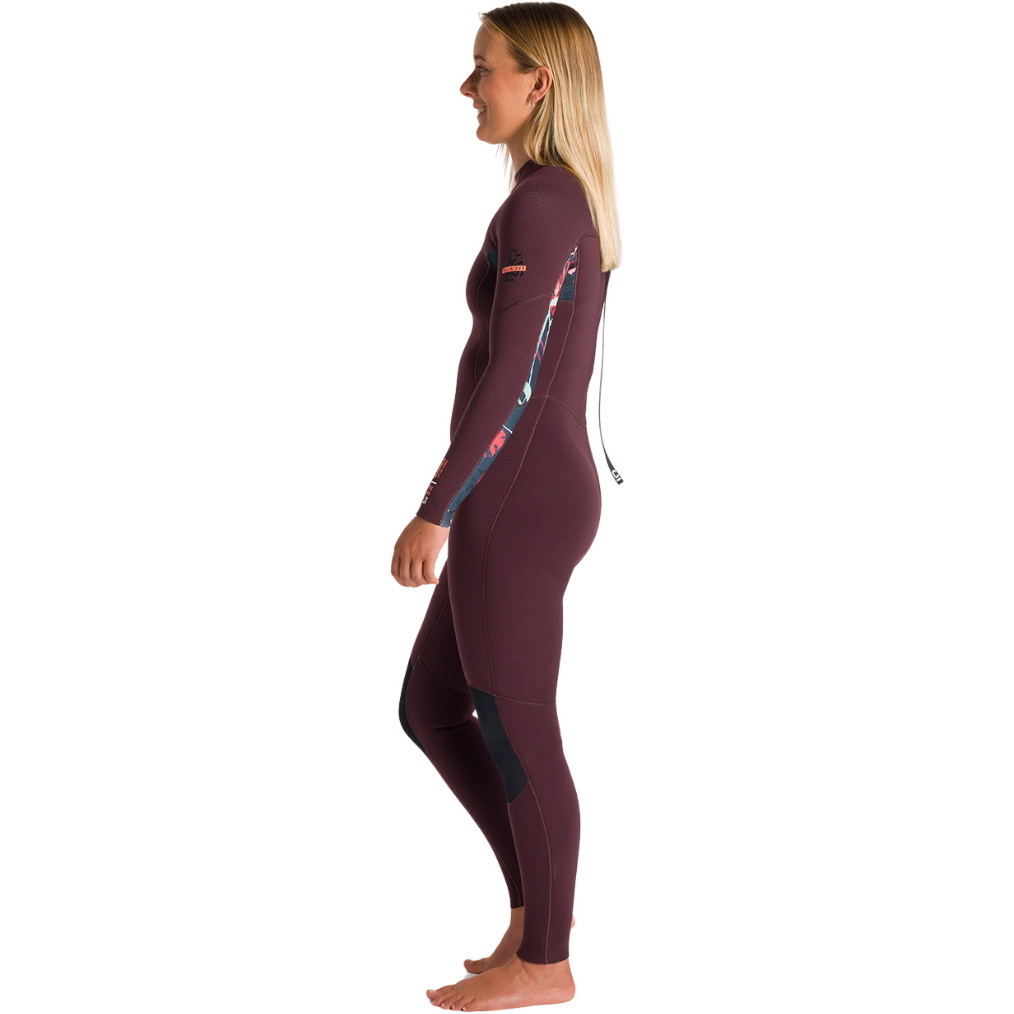 2026 C-Skins Frauen NuWave Solace 3/2mm Rückenreißverschluss Neoprenanzug C-NSO32WBZ - Rust / Rust X